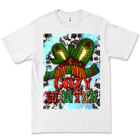 White cozy winter with gloves and scarf Premium Tee - AdoDesignShop