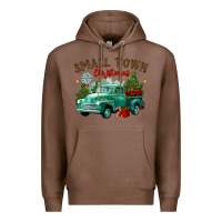 Chestnut small town christmas Premium Hoodie - CowGirlArtShop