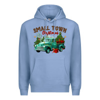 Colony Blue small town christmas Premium Hoodie - CowGirlArtShop