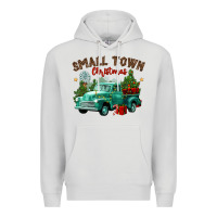 Dove Grey small town christmas Premium Hoodie - CowGirlArtShop