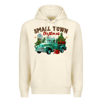 Sandshell small town christmas Premium Hoodie - CowGirlArtShop