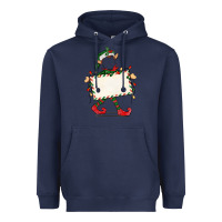Navy customize christmas elf Heavyweight Hoodie - CowGirlArtShop