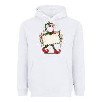 White customize christmas elf Heavyweight Hoodie - CowGirlArtShop