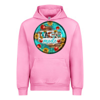 Fuchsia Pink teacher mode earrings Urban Hoodie - BundleAndBundleShop