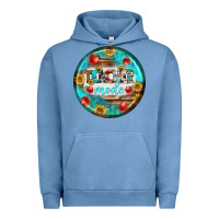 Pigment Pebble Blue teacher mode earrings Urban Hoodie - BundleAndBundleShop