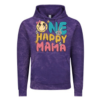 Cloud Purple one happy mama Vintage Hoodie - MaliasSmallBusiness