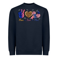 Peace Love Cheer Heavyweight Sweatshirt | Teevron