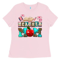 Bubblegum Pink teacher mom Ladies Tee - AdoDesignShop