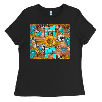 Black western mom Ladies Tee - RanaPortraitStore