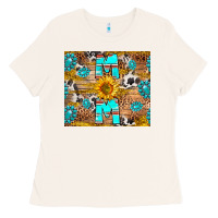 Bone western mom Ladies Tee - RanaPortraitStore