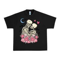 Black the lovers skeletons Urban Heavy Tee - MaliasSmallBusiness