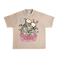 French Oak the lovers skeletons Urban Heavy Tee - MaliasSmallBusiness