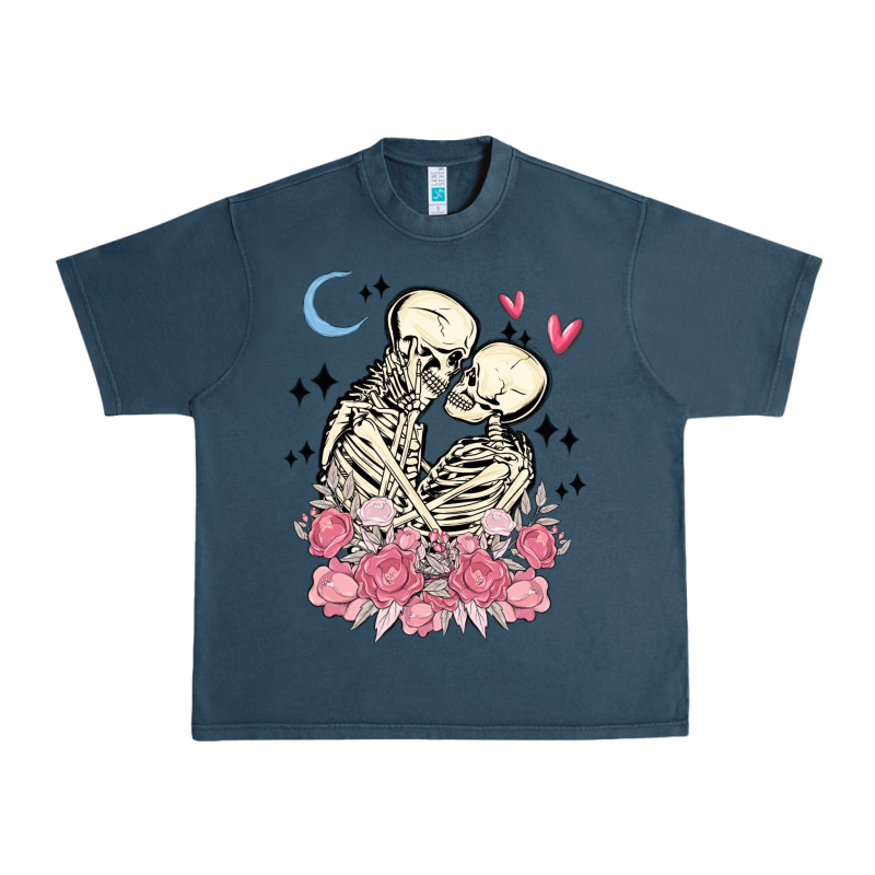 The Lovers Skeletons Urban Heavy Tee by MaliasSmallBusiness | Teevron
