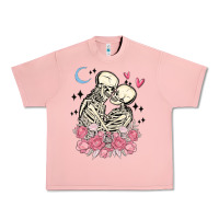 Salmon the lovers skeletons Urban Heavy Tee - MaliasSmallBusiness