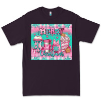 Plum merry Christmas pink coffee Premium Tee - Jasminsmagicworld