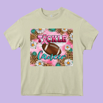 Breast Cancer  Tackle Cancer Tumbler Heavy Core Tee Designed By Artiststas