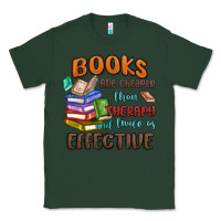 Sports Green books are cheaper than therapy Classic Tee - MaliasSmallBusiness