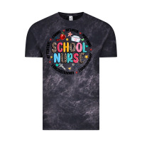Cloud Black school nurse Vintage Tee - MaliasSmallBusiness
