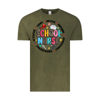 Vintage Olive school nurse Vintage Tee - MaliasSmallBusiness