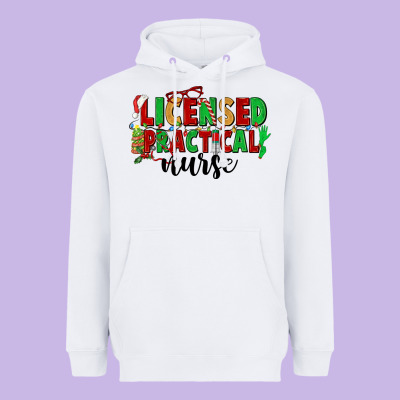Licensed Practical Nurse Heavyweight Hoodie Designed By Cowgirlartshop