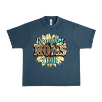 Midnight Navy praying moms club Urban Heavy Tee - NancyCooperArtShop