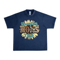 Navy praying moms club Urban Heavy Tee - NancyCooperArtShop