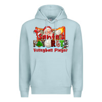 Blue Mist santas favorite volleyball player Premium Hoodie - CowGirlArtShop