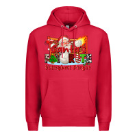 Cardinal santas favorite volleyball player Premium Hoodie - CowGirlArtShop