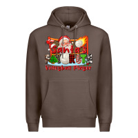 Coffee santas favorite volleyball player Premium Hoodie - CowGirlArtShop