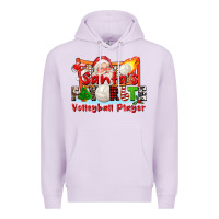 Lilac santas favorite volleyball player Premium Hoodie - CowGirlArtShop
