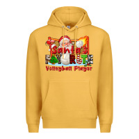 Mustard santas favorite volleyball player Premium Hoodie - CowGirlArtShop