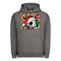 Pigment Tornado Soccer Ball Christmas With Hat And Candy Cane Urban Hoodie - FaDigitalArtStudio