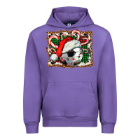 Tulip Soccer Ball Christmas With Hat And Candy Cane Urban Hoodie - FaDigitalArtStudio