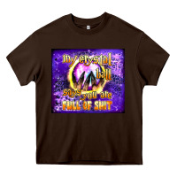 Chocolate Brown my crystal ball says you are full of shit tumbler Heavy Core Tee - BundleAndBundleShop