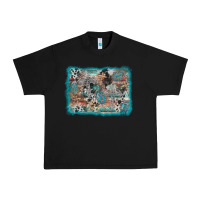 Black cross western background Urban Heavy Tee - AdoDesignShop