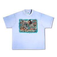 Grape Ice cross western background Urban Heavy Tee - AdoDesignShop