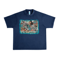 Navy cross western background Urban Heavy Tee - AdoDesignShop