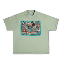 Oil Green cross western background Urban Heavy Tee - AdoDesignShop