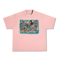 Salmon cross western background Urban Heavy Tee - AdoDesignShop