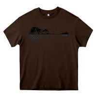 Chocolate Brown Nature Guitar Heavy Core Tee - Bettercallsaul
