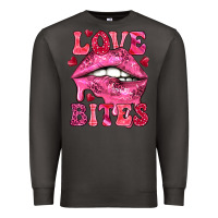 Smoke Love bites Valentine's Day Premium Sweatshirt - HowdyJamesFarm