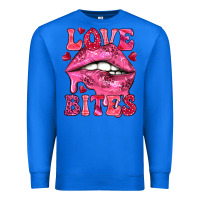 True Royal Love bites Valentine's Day Premium Sweatshirt - HowdyJamesFarm