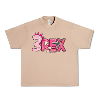 Burro pink three rex Urban Heavy Tee - MaliasSmallBusiness