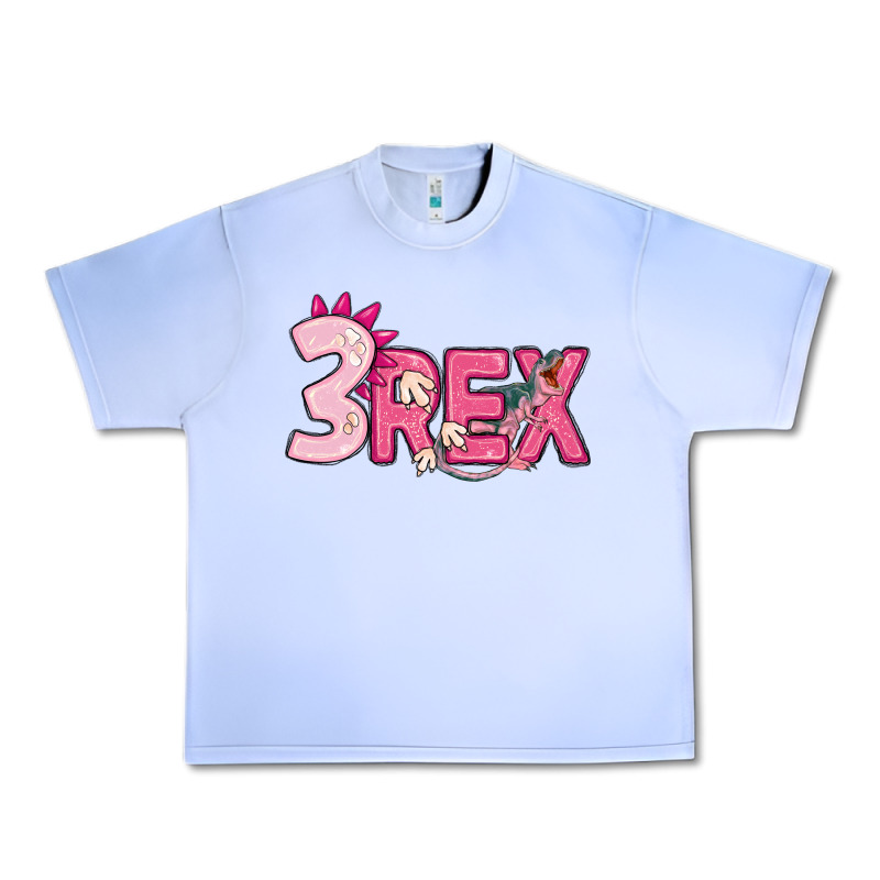 Pink Three Rex Urban Heavy Tee by MaliasSmallBusiness | Teevron