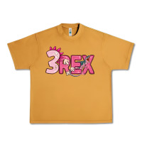 Peanut Butter pink three rex Urban Heavy Tee - MaliasSmallBusiness