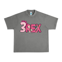 Tornado pink three rex Urban Heavy Tee - MaliasSmallBusiness