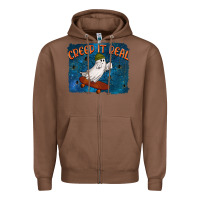 Chestnut Creep It Real Zipper Hoodie - texasbilliewilder