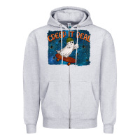 Heather Grey Creep It Real Zipper Hoodie - texasbilliewilder
