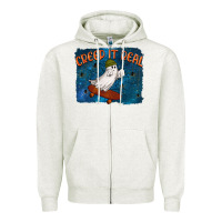 Oatmeal Heather Creep It Real Zipper Hoodie - texasbilliewilder