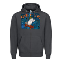 Smoke Creep It Real Zipper Hoodie - texasbilliewilder